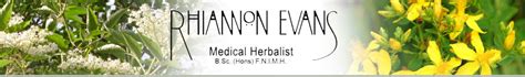 Rhiannon Evans Medical Herbalist BSc, FNIMH